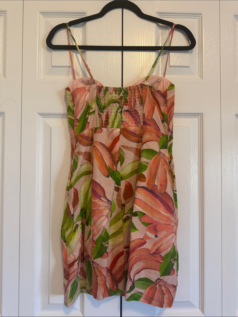 Farm Rio x Anthropologie Linen Sweetheart Slim Mini Dress - Picture 5 of 5